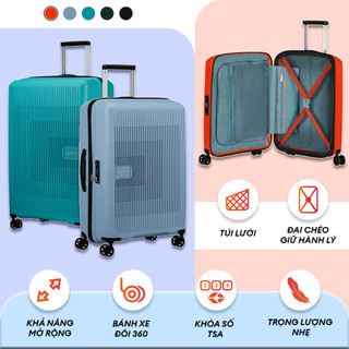 Vali kéo Aerostep Spinner EXP TSA American Tourister - Mỹ