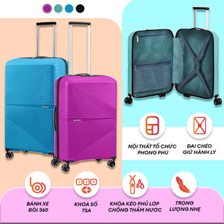 Vali kéo American Tourister Airconic Spinner TSA