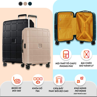 Vali kéo American Tourister Hundo Spinner TSA EXP