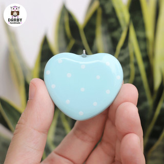 (Worry Stone LOẠI CAO CẤP) - Móc khóa đồ chơi giảm căng thẳng, lo lắng - Trái Tim Cúc Họa Mi xanh trời
