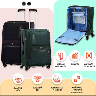 Vali kéo American Tourister Maxwell Spinner TSA