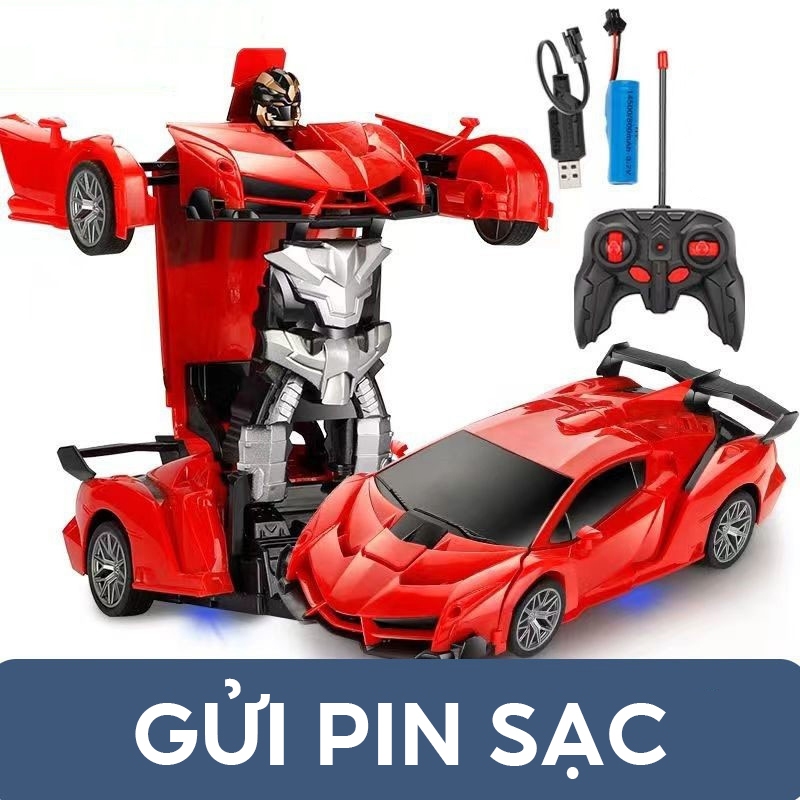 Điều khiển từ xa Xe điện Một phím Biến dạng Robot King Kong, Đồ chơi cho trẻ em trai và trẻ em gái