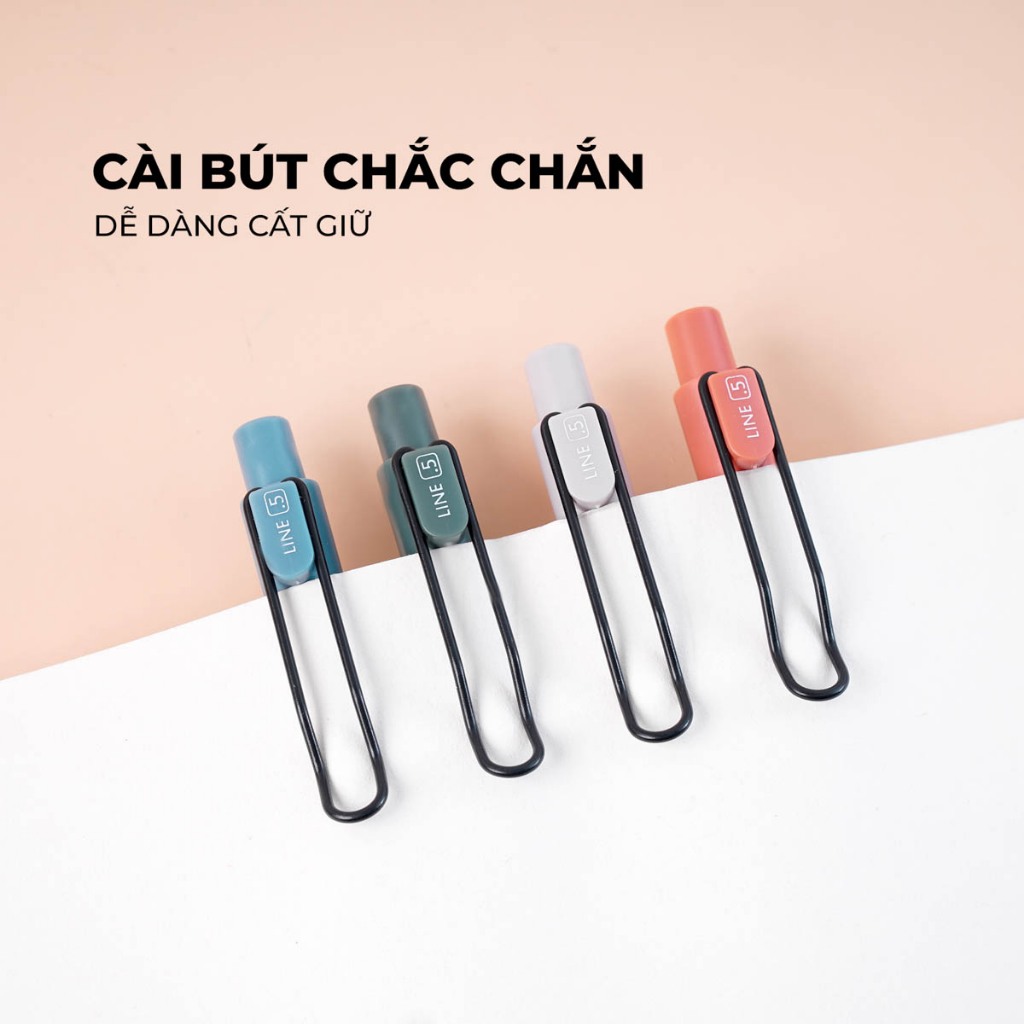 Combo Bút Gel Bấm Ngòi ST Siêu Trơn Viết Cực Mượt, Bút Không Tắc Mực, Đệm Tay Mềm, Bám, Ngòi 0.5mm Classmate GP111