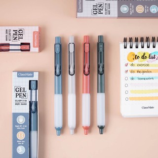 Combo Bút Gel Vintage Siêu Trơn Ngòi ST 0.5mm Classmate Viết Cực Mượt, Bút Không Tắc Mực, Đệm Tay Mềm