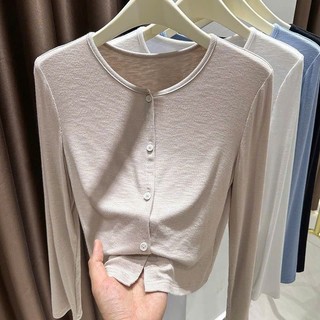 Áo khoác cardigan trơn mỏng dành cho nữ chất mềm mịn, co giãn thoải mái. CARDIGAN TRƠN MỎNG