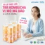Lốc 6 lon trà Azaana KOMBUCHA vị Mơ má đào (330ml/lon) Nước Trà lên men tự nhiên