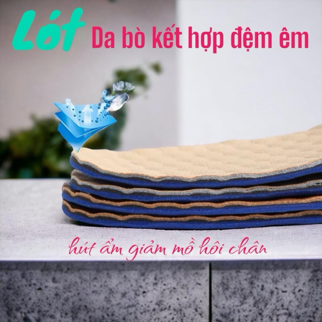 lót giầy da bò dành cho nam nữ,dùng lót giày da giày tây,giày da của nữ cấu trúc 3lớp êm bám trắc thấm hút công nghệ2026