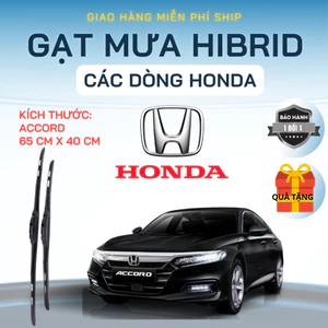Gạt Mưa Ô Tô HONDA ACCORD, CIVIC, CITY, CRV, HRV, BRV,..Lưỡi Silicon NANO Gạt Sạch Êm.HD3K