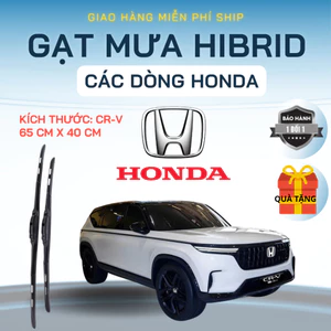 Gạt Mưa Ô Tô HONDA CR-V, CIVIC, CITY, JAZZ, HRV, BRV, BRIO... Lưỡi Silicon NANO Gạt Sạch Êm.HD3K