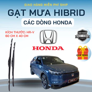 Gạt Mưa Ô Tô HONDA HR-V, CIVIC, CITY, CRV, HRV, BRV, BRIO... Lưỡi Silicon NANO Gạt Sạch Êm.HD3K