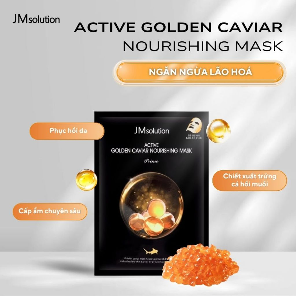 Mặt Nạ Dưỡng Da JMSolution Hỗ Trợ Cải Thiện Tình Trạng Mọi Loại Da, Dưỡng Ẩm Trắng Da 30ml