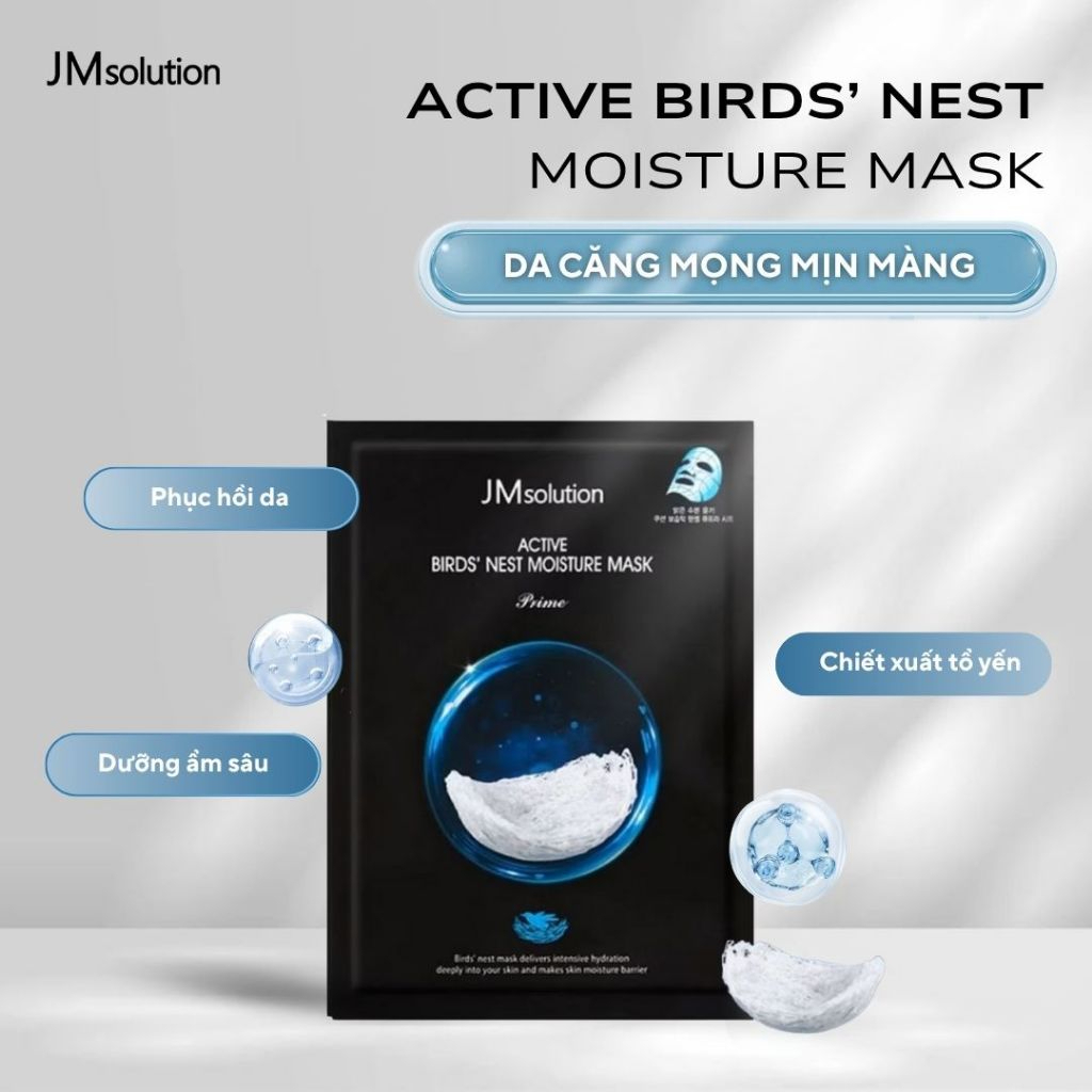 Mặt Nạ Dưỡng Da JMSolution Hỗ Trợ Cải Thiện Tình Trạng Mọi Loại Da, Dưỡng Ẩm Trắng Da 30ml