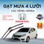 Gạt Mưa Ô Tô HONDA BRIO, CITY, CIVIC, CRV, HRV, BRV, JAZZ ...Silicon 4 Lưỡi Gạt Sạch Êm. 4L