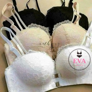 [Hàng Cao Cấp] Áo Ngực Cup Ngang Khóa Cài Trước Cao Cấp EVA- Áo Lót Ren Siêu Đẩy 3.5cm Nâng Ngực Tạo Khe Mặc Váy Trễ Vai