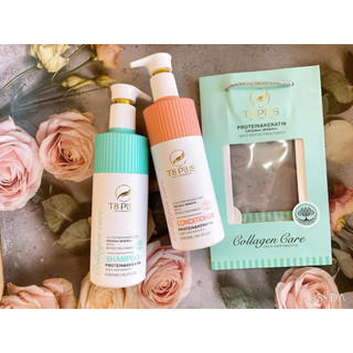 Gội Xả T8 Plus Keratin Protein Phục Hồi Tóc Hư Tổn, Giảm Gàu, Mềm Mượt, Kích Thích Mọc Tóc
