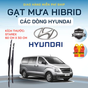 Gạt Mưa Ô Tô HYUNDAI STAREX, ELANTRA, ACCENT, SANTAFE, TUCSON, ELANTRA Lưỡi Silicon NANO Gạt Sạch.3K