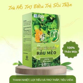 ✅ Trà Kim Tiền Thảo Râu Mèo [Chính Hãng Cao Cấp] ✅ Bổ thận lợi tiểu thanh lọc cơ thể hết nguy cơ sỏi thận hộp 30 gói