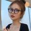 Mắt kính giả cận nữ nam không độ gọng kính cận chữ V phong cách Ulzzang chống tia UV bền đẹp thay được tròng cận 027