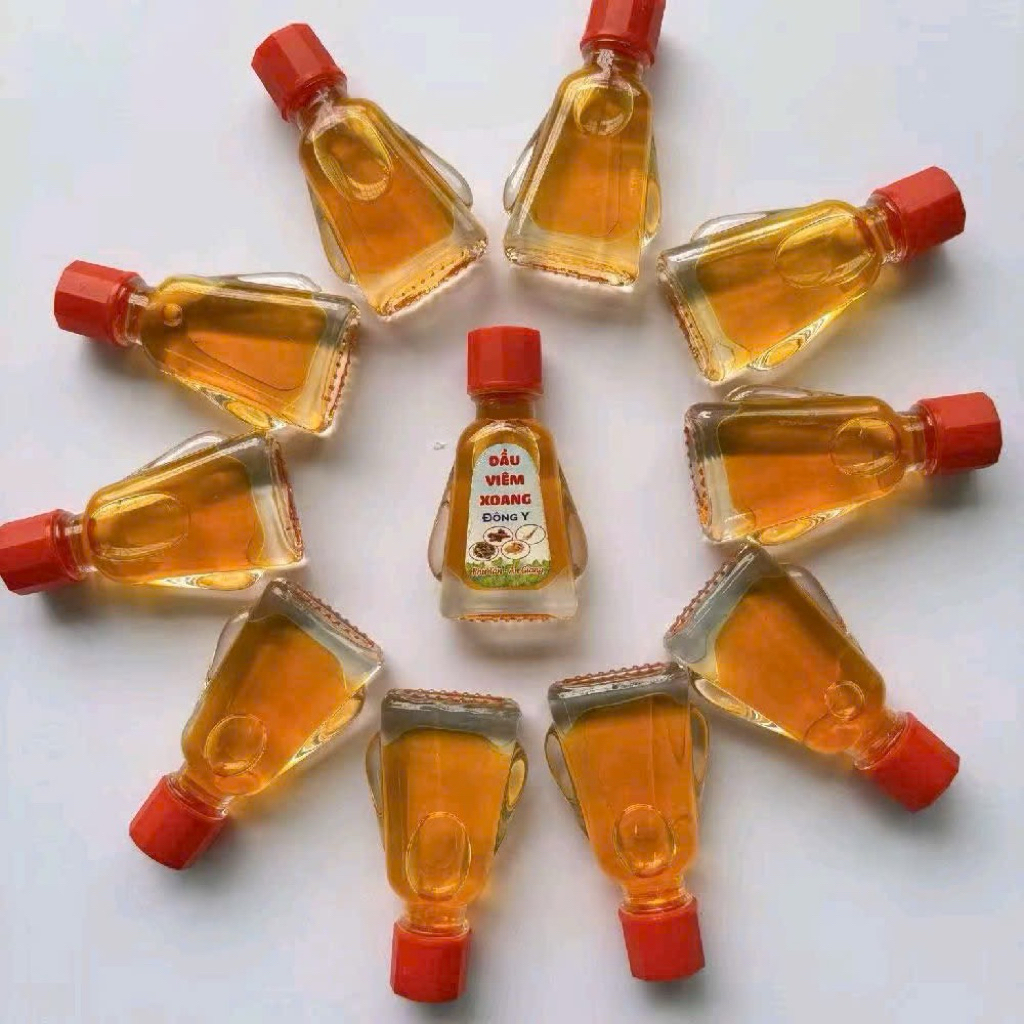 combo 10+1 chai dầu viêm xoang màu vàng 3ml k rễ