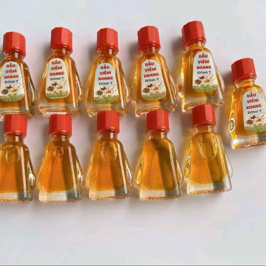 combo 10+1 chai dầu viêm xoang màu vàng 3ml k rễ