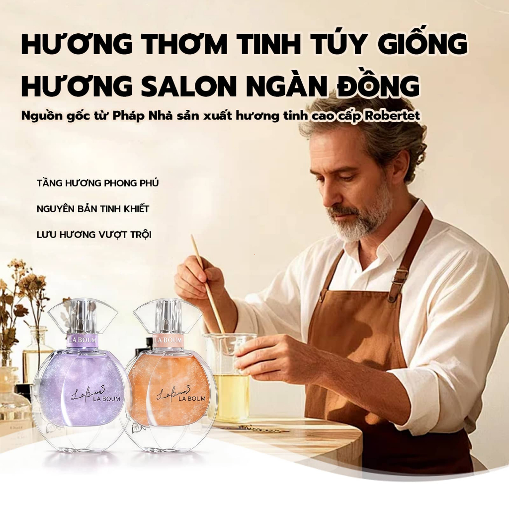 [HÀNG CAO CẤP] LABOUM Nước Hoa Nữ Cao Cấp - Nhũ Ánh Kim – Lưu Hương Lâu - 2 Mùi Sang Trọng - Cosmetic Perfume Women 55ml