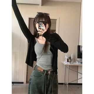 Áo khoác cardigan trơn mỏng chất mềm mịn, co giãn thoải mái. CARDIGAN TRƠN MỎNG