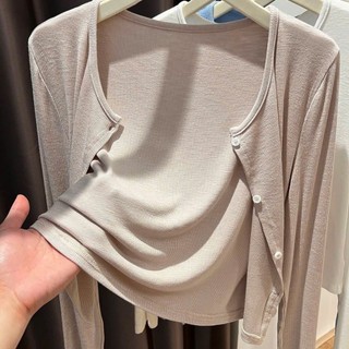 Áo khoác cardigan trơn mỏng chất mềm mịn, co giãn thoải mái. CARDIGAN TRƠN MỎNG