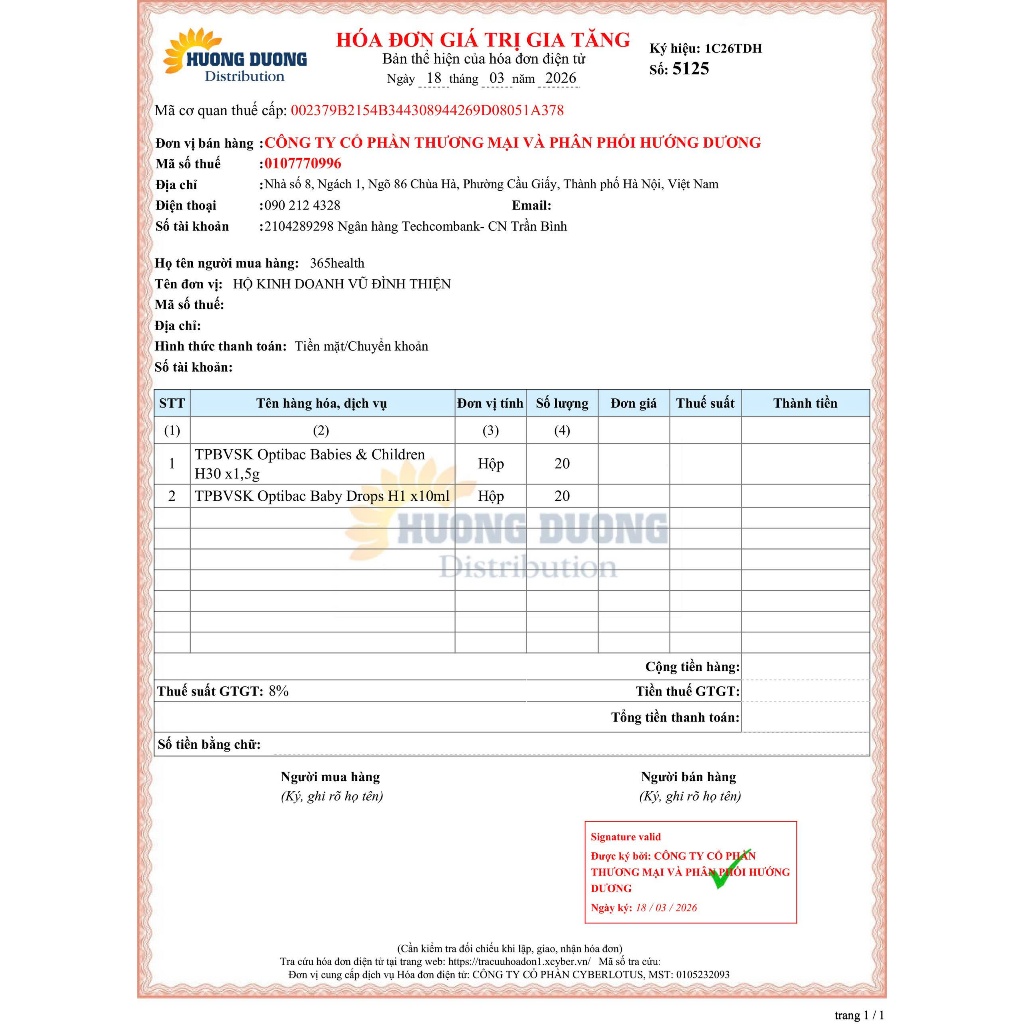 [Chính hãng] Men Vi Sinh Optibac Babies & Children 30 gói, Men Vi Sinh Optibac Cho Trẻ