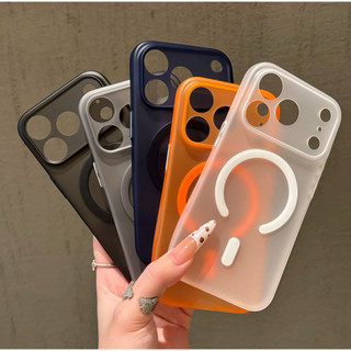 (SIÊU MỎNG) Ốp lưng nhám dẻo siêu mỏng chống bám vân tay, hỗ trợ sạc không dây dành cho ip 17/16/15/14/13/12/pro/max -N4