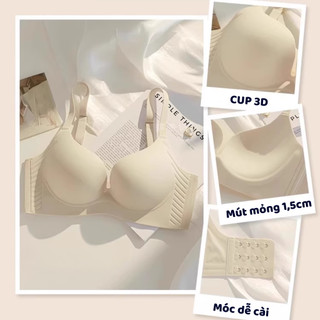Áo Ngực Nữ Đệm Mỏng 1,5cm Phom To Không Gọng ENMA Nâng Đẩy Ngực Tự Nhiên Che Mỡ Nách BRA09