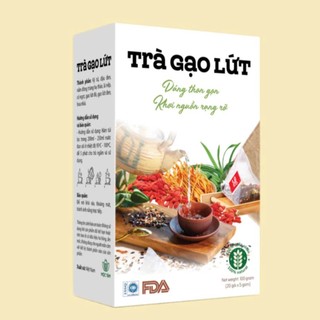 ✅ Trà giảm cân Gạo Lứt Kỳ Tử [Chính Hãng Cao Cấp] ✅ Trà giảm béo gạo lứt Mix 8 Vị Thảo Mộc giữ dáng đẹp da hộp 20 gói
