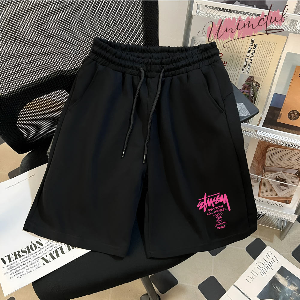 Quần Short Stusssy Chất Liệu Cotton 2 Da Cao Cấp Form Unisex Nam Nữ QN02