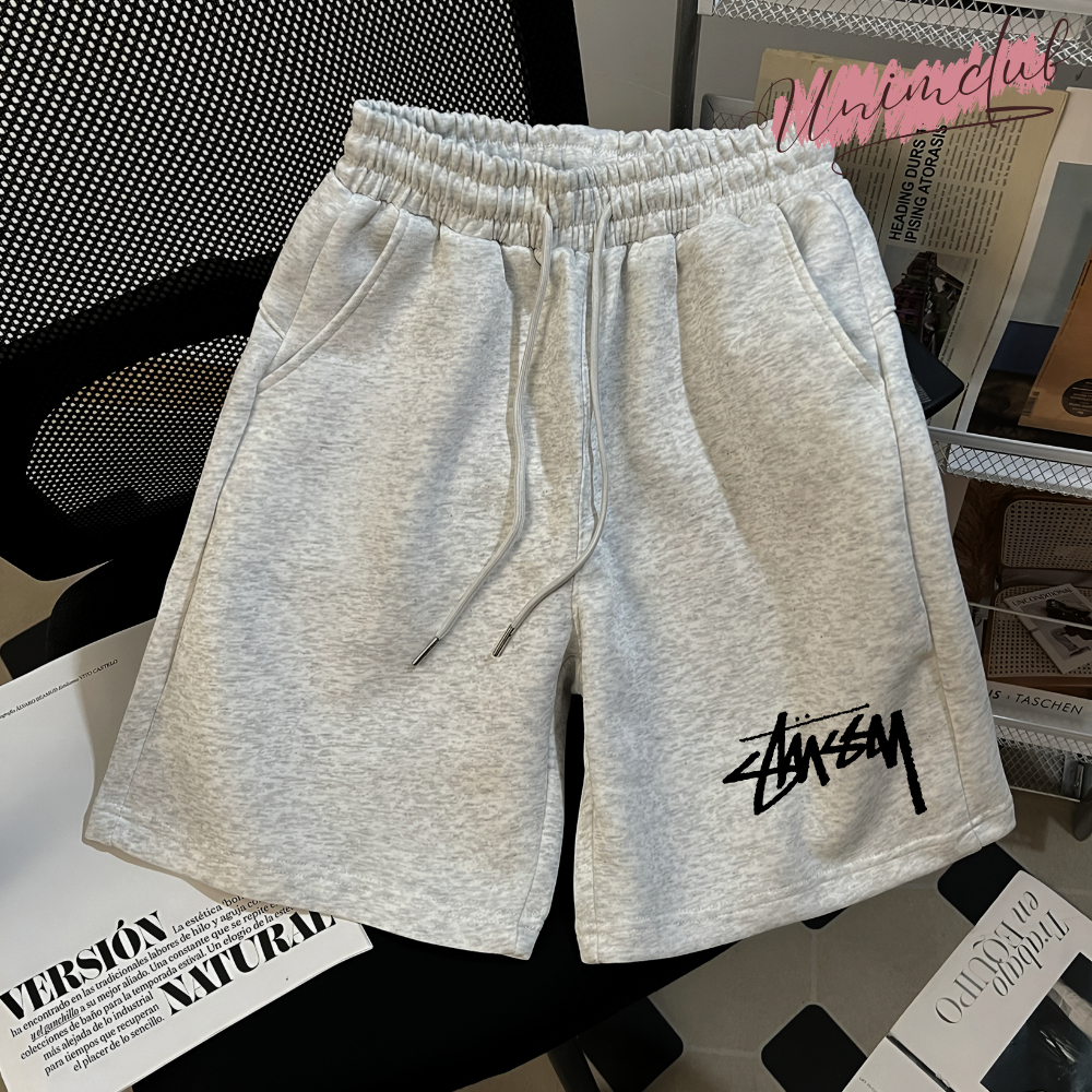 Quần Short Stusssy Chất Liệu Cotton 2 Da Cao Cấp Form Unisex Nam Nữ QN02