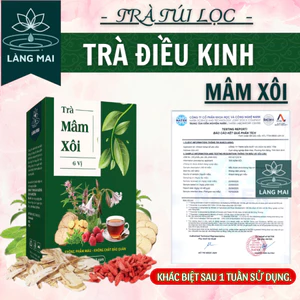 Trà điều kinh Mâm Xôi - Làng Mai - Giảm đau bụng kinh, da xấu, khí huyết kém, hỗ trợ u nang tử cung, nội tiết nữ