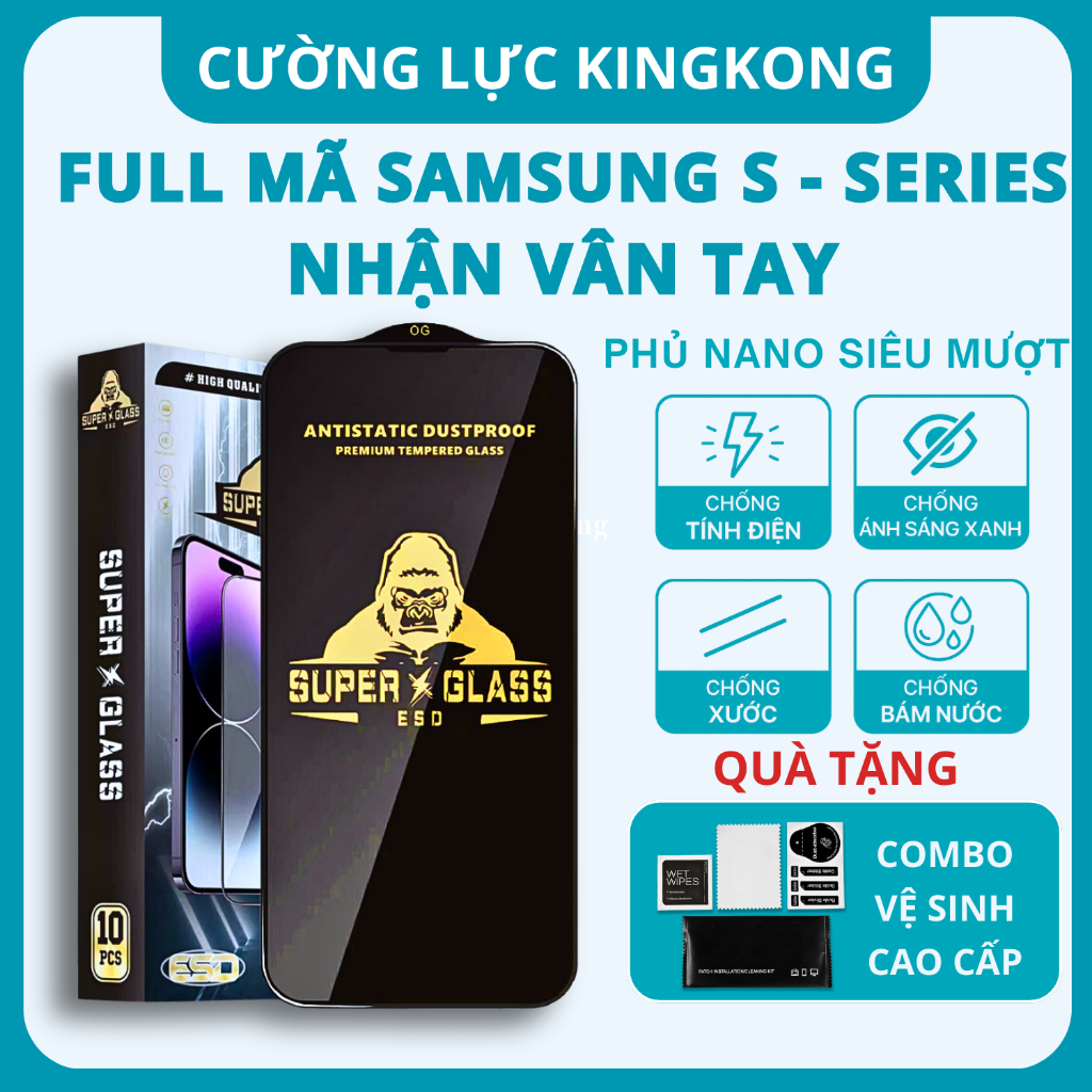 Kính cường lực Samsung S21/ S22/ S23/ S24/ S25/ S26 PLUS ULTRA ĐỦ DÒNG |NHẬN VÂN TAY