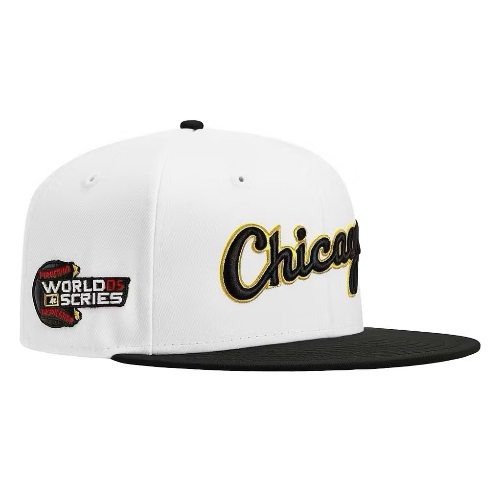Mũ snapback cao cấp - Nón lưỡi trai hiphop thêu nổi chicago phối màu thời thượng cá tính nam nữ
