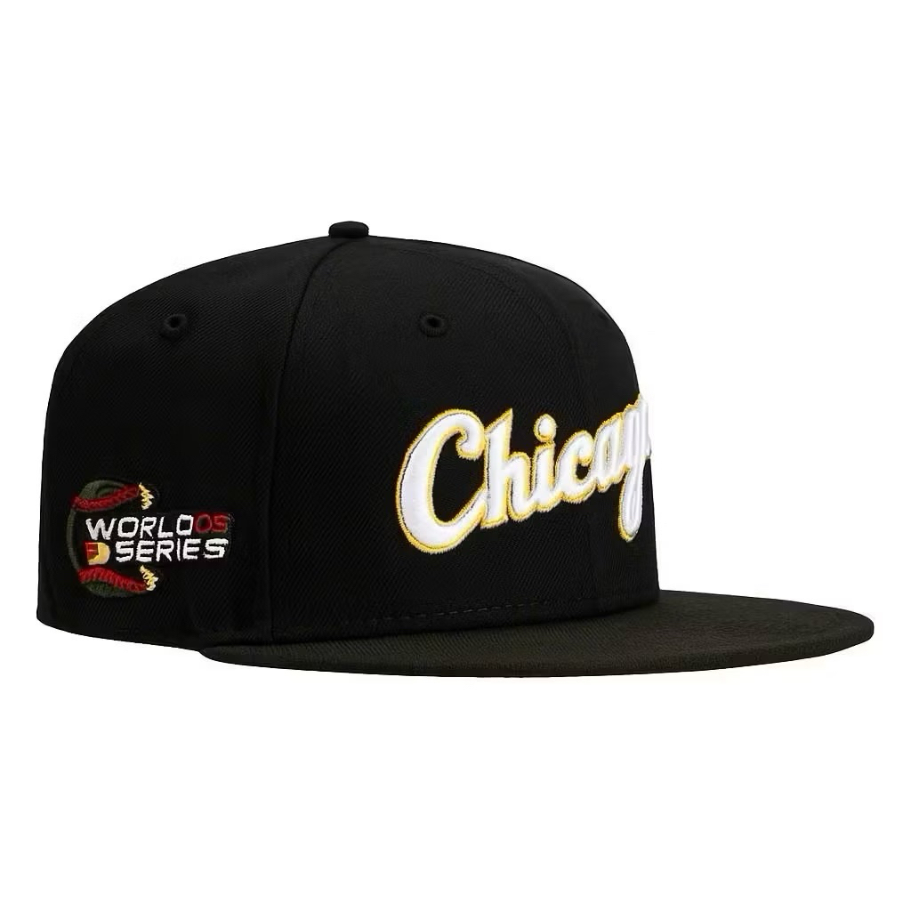 Mũ snapback cao cấp - Nón lưỡi trai hiphop thêu nổi chicago phối màu thời thượng cá tính nam nữ