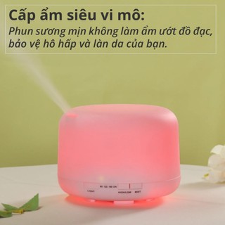 Máy Khuếch Tán Tinh Dầu Điều Khiển Từ Xa, Led 7 Màu, Máy Bù Ẩm, Đuổi Muỗi, Thơm Phòng Ngủ Ngon