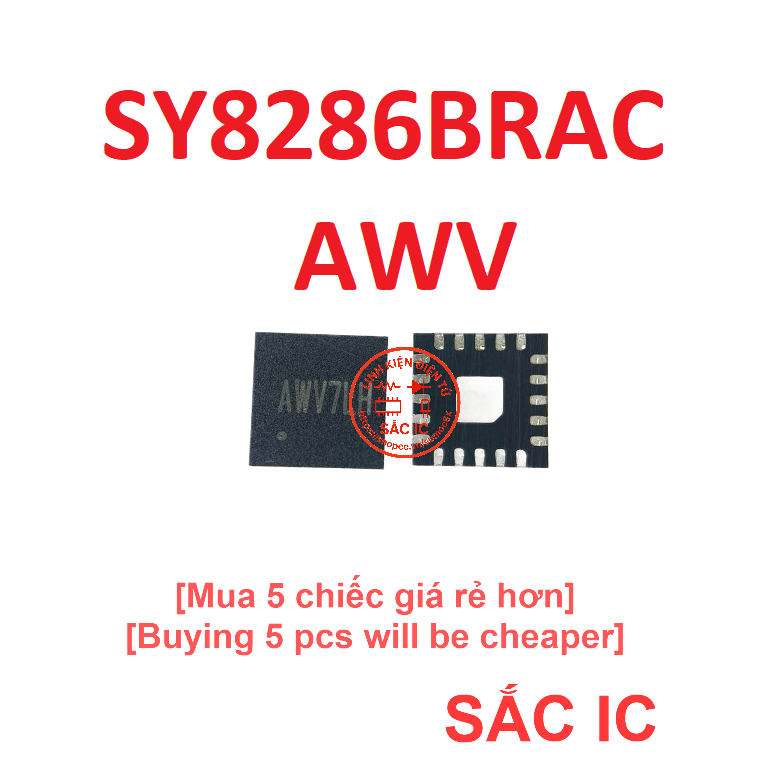 [S38] SY8286BRAC SY8286B SY8286 8286 AWV ic nguồn trên bo mạch - Mới ...