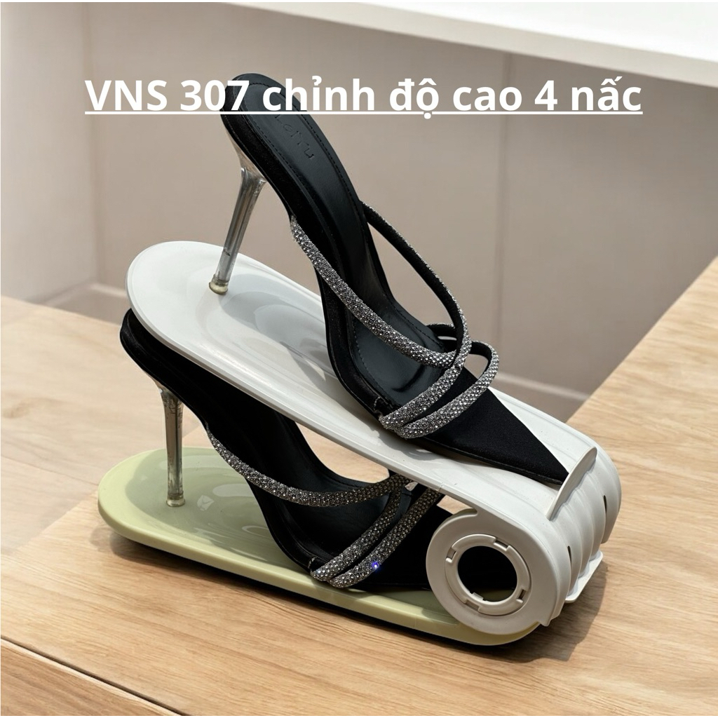 (MUA 10 TẶNG 2) combo 10 khay để giày dép thông minh tiết kiệm không gian điều chỉnh chiều cao 4 mức