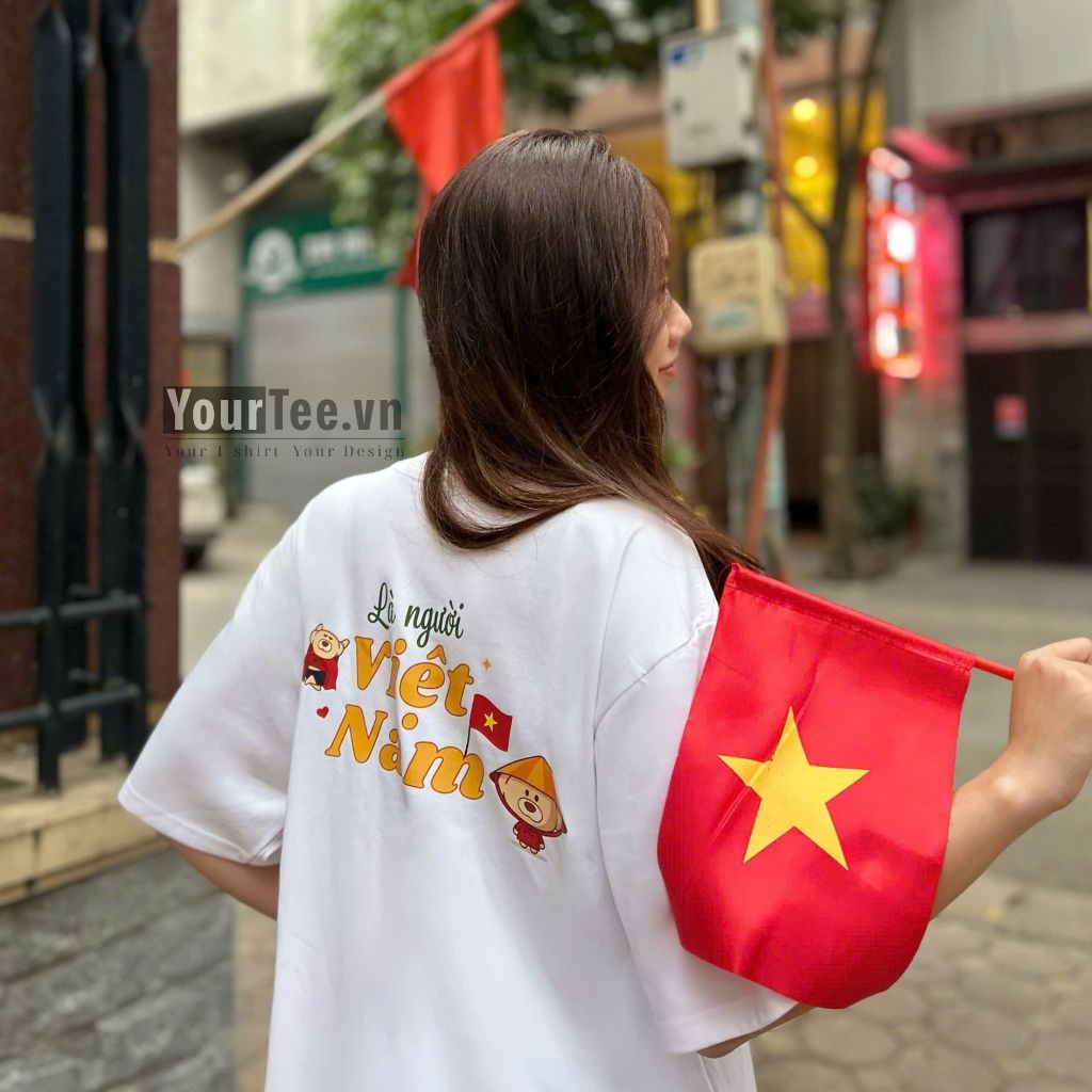 [ÁO THUN VIỆT NAM] Áo Thun Việt Nam In Tên Gấu Là Người Việt Nam Chất Liệu Cotton 100% Thấm Hút Mồ Hôi YTVN2603