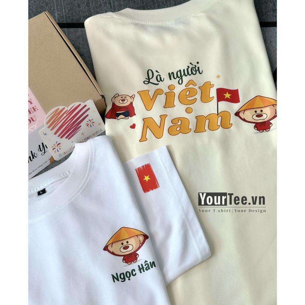 [ÁO THUN VIỆT NAM] Áo Thun Việt Nam In Tên Gấu Là Người Việt Nam Chất Liệu Cotton 100% Thấm Hút Mồ Hôi YTVN2603