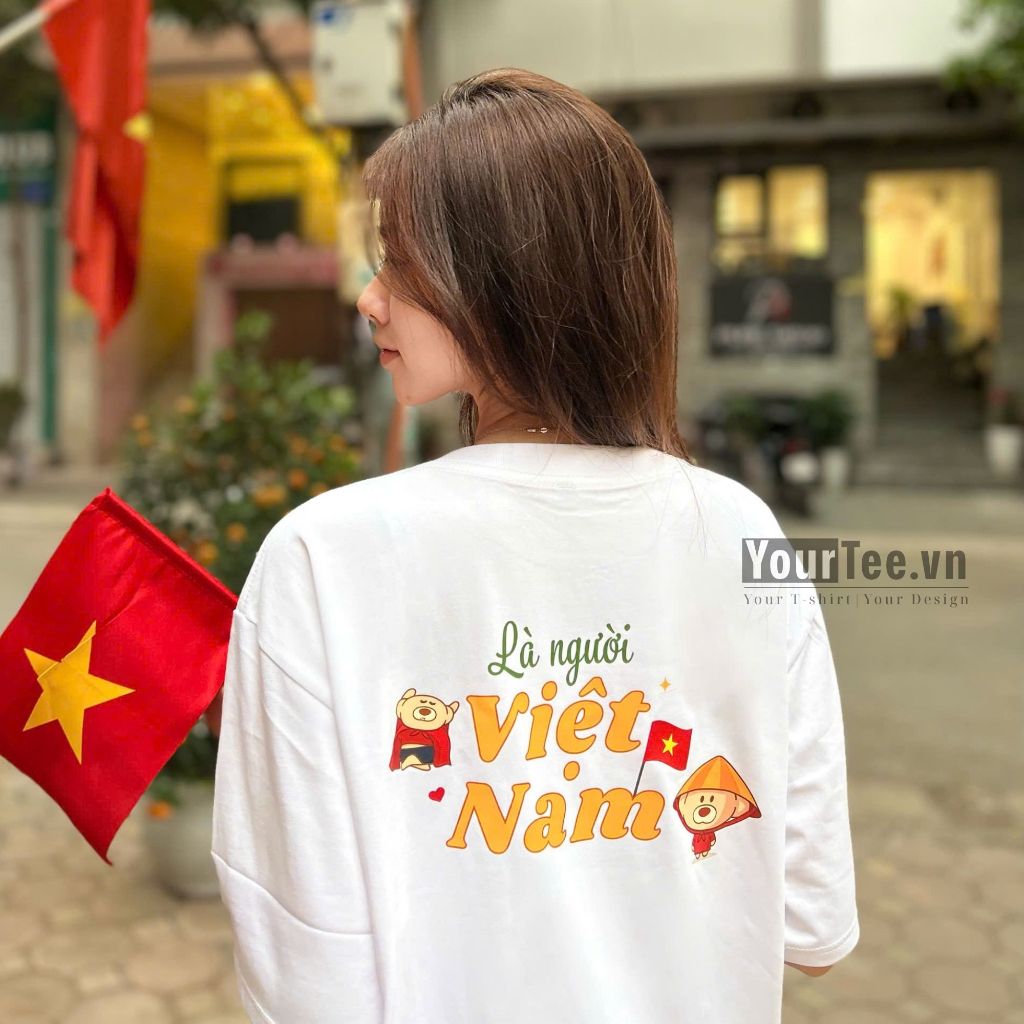 [ÁO THUN VIỆT NAM] Áo Thun Việt Nam In Tên Gấu Là Người Việt Nam Chất Liệu Cotton 100% Thấm Hút Mồ Hôi YTVN2603