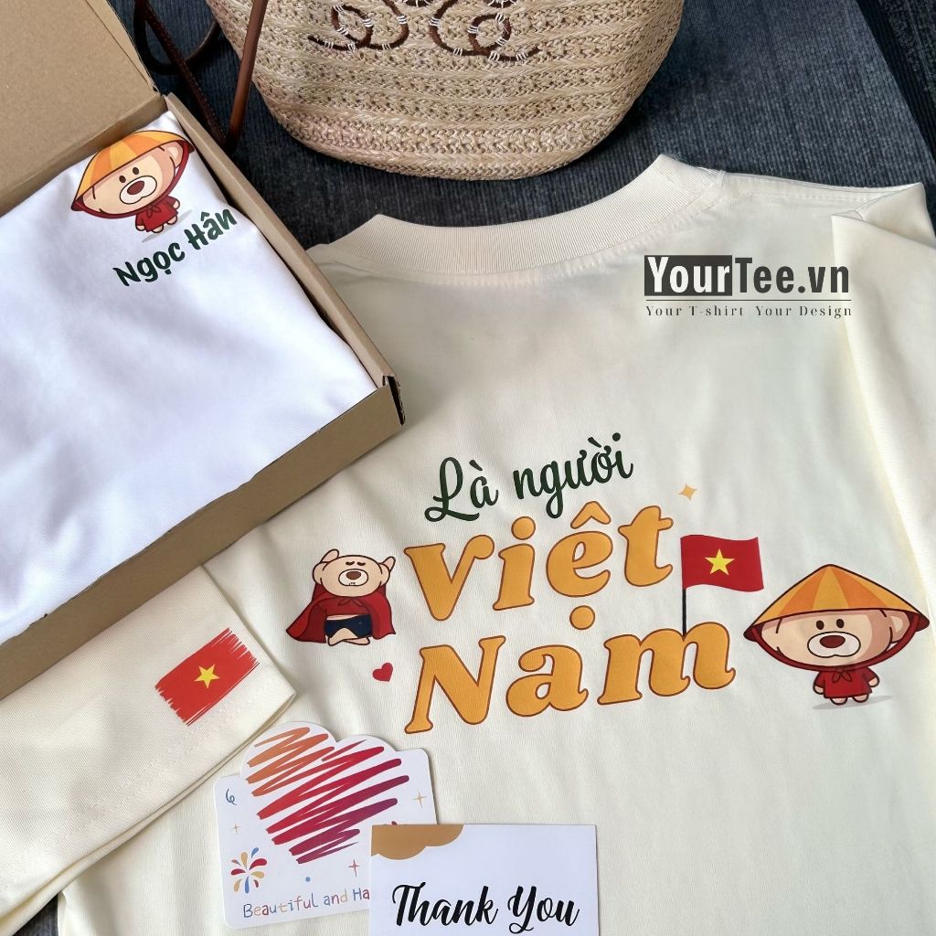 [ÁO THUN VIỆT NAM] Áo Thun Việt Nam In Tên Gấu Là Người Việt Nam Chất Liệu Cotton 100% Thấm Hút Mồ Hôi YTVN2603