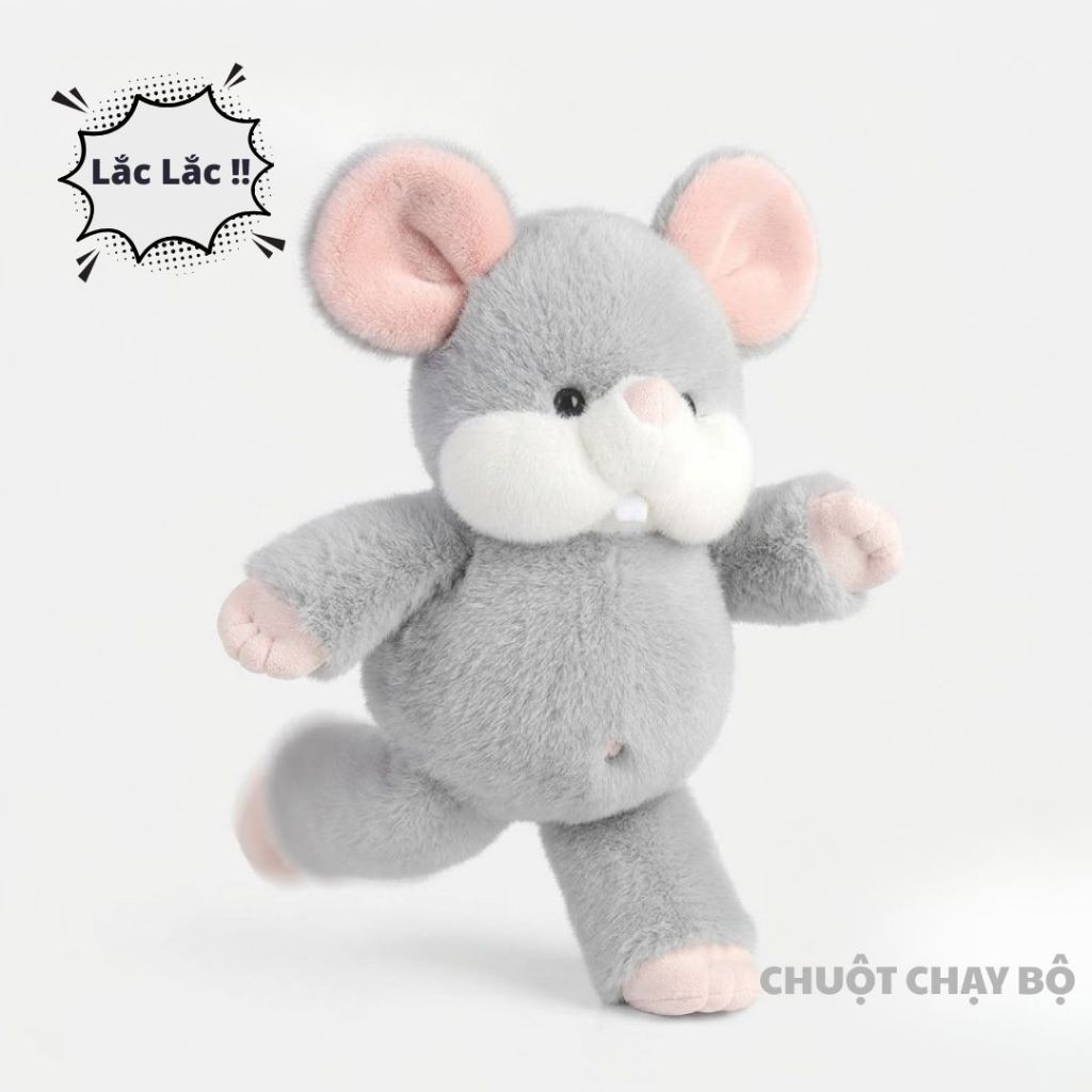 Gấu Bông Chạy Bộ Cáo,Bò Sữa,Chuột,Voi Cao Cấp, Thú Nhồi Bông Động Vật Chân Chạy Quà Tặng Đáng Yêu Cho Bé,Bạn Gái