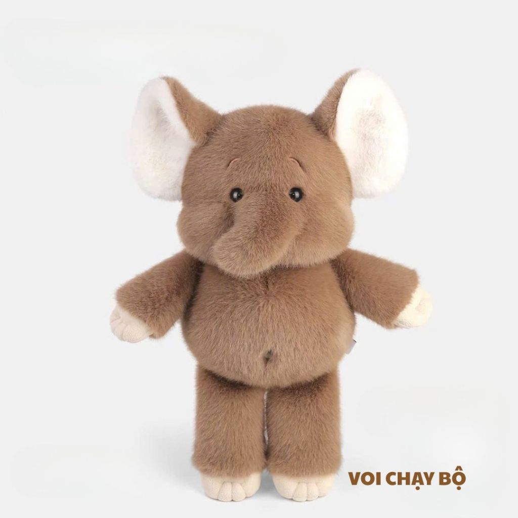Gấu Bông Chạy Bộ Cáo,Bò Sữa,Chuột,Voi Siêu Cấp Đáng Yêu, Thú Nhồi Bông Con Vật Lông Mềm Mại Làm Quà Tặng Cho Bé