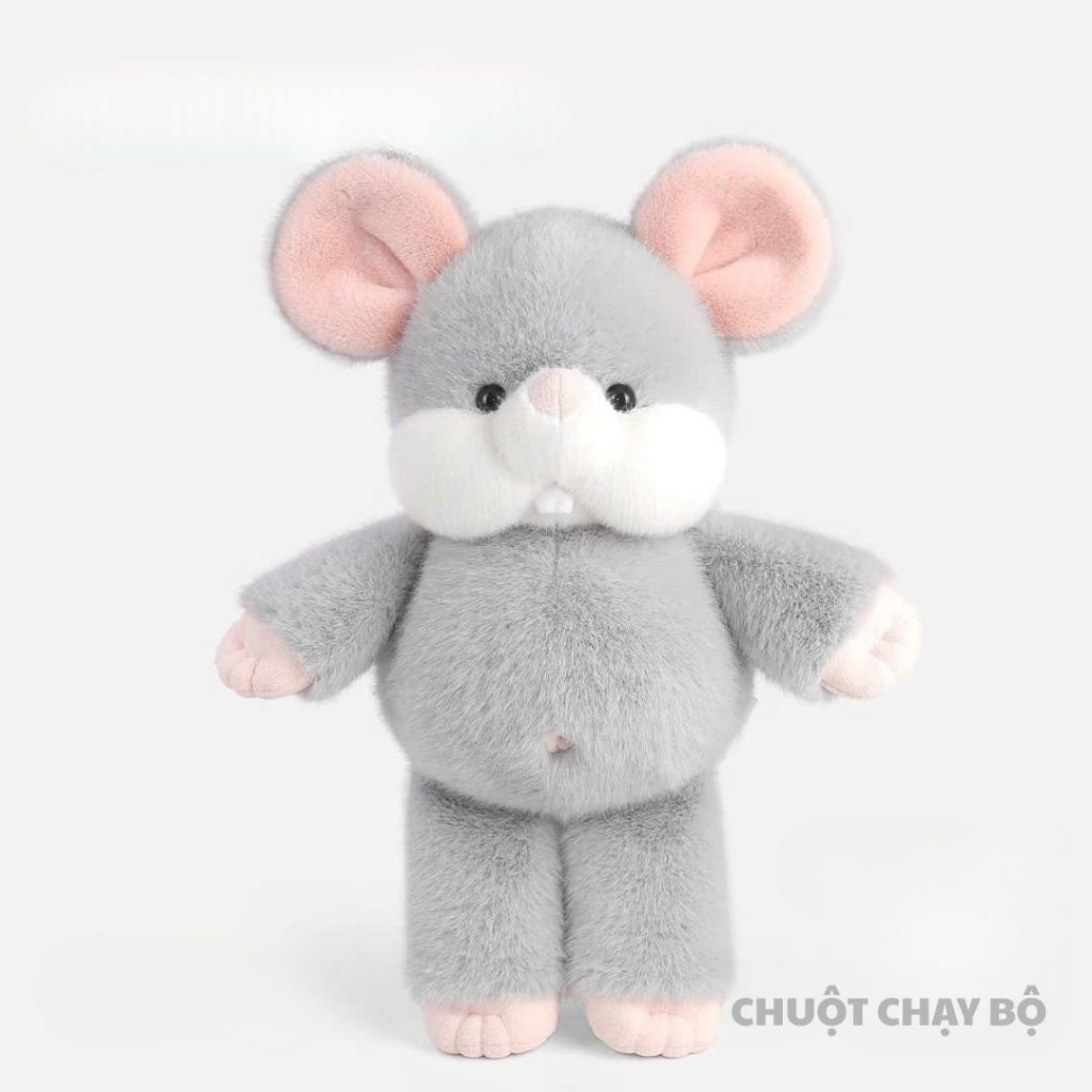 Gấu Bông Chạy Bộ Cáo,Bò Sữa,Chuột,Voi Siêu Cấp Đáng Yêu, Thú Nhồi Bông Con Vật Lông Mềm Mại Làm Quà Tặng Cho Bé
