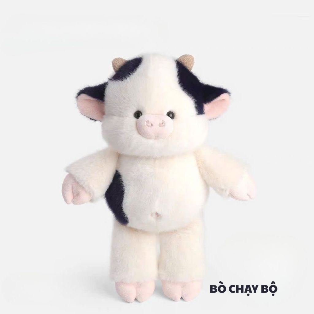 Gấu Bông Chạy Bộ Cáo,Bò Sữa,Chuột,Voi Siêu Cấp Đáng Yêu, Thú Nhồi Bông Con Vật Lông Mềm Mại Làm Quà Tặng Cho Bé