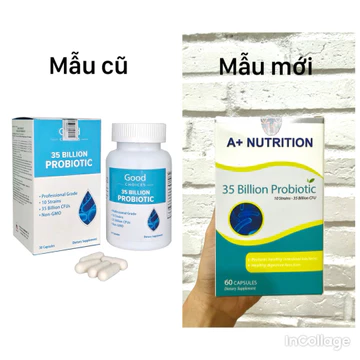 [CHÍNH HÃNG] Men Vi Sinh Good Choice's 35 Tỷ Probiotic Hộp 60 Viên