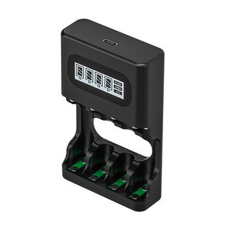 Box sạc thông minh tự ngắt Beston M9501 có 4 khe sạc được cả Ni-MH 1.2V và Li-ion 1.5V chuẩn AA/AAA